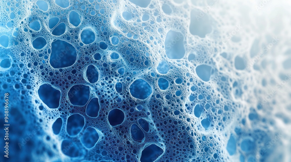 Abstract Blue Foam Texture Abstract Blue Foam Texture