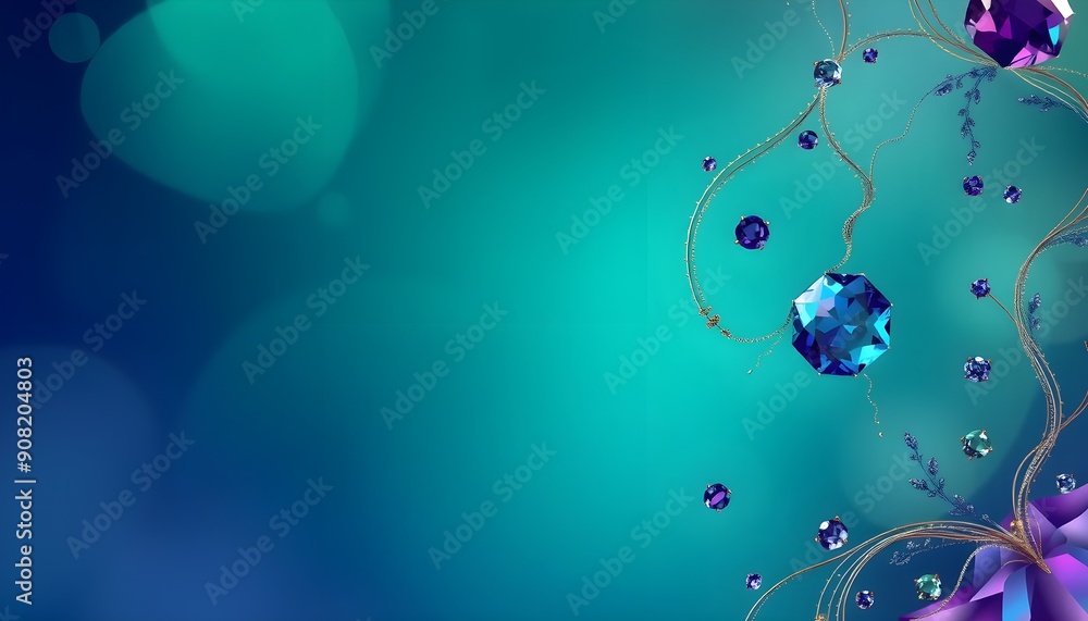 A refined abstract image featuring a gradient of jewel tones—emerald, sapphire, and amethyst—with intricate details for a luxurious and captivating effect. Multiple variations available A refined abstract image featuring a gradient of jewel tones—emerald, sapphire, and amethyst—with intricate details for a luxurious and captivating effect. Multiple variations available
