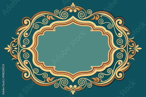 Vintage Frame image vector arts illustration