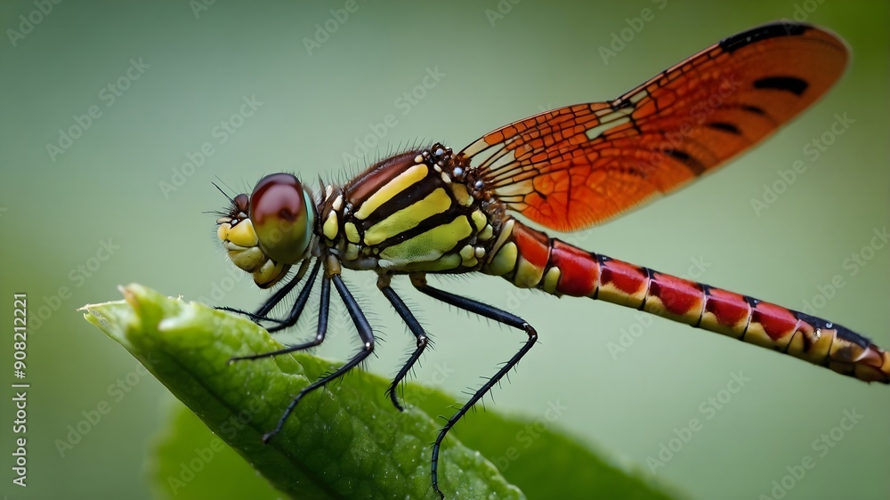 Captivating close-up of a dragonfly’s compound eyes Captivating close-up of a dragonfly’s compound eyes