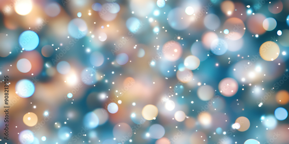 Bokeh Effect with Blurred Background and Colorful Spectrum of Light Bokeh Effect with Blurred Background and Colorful Spectrum of Light