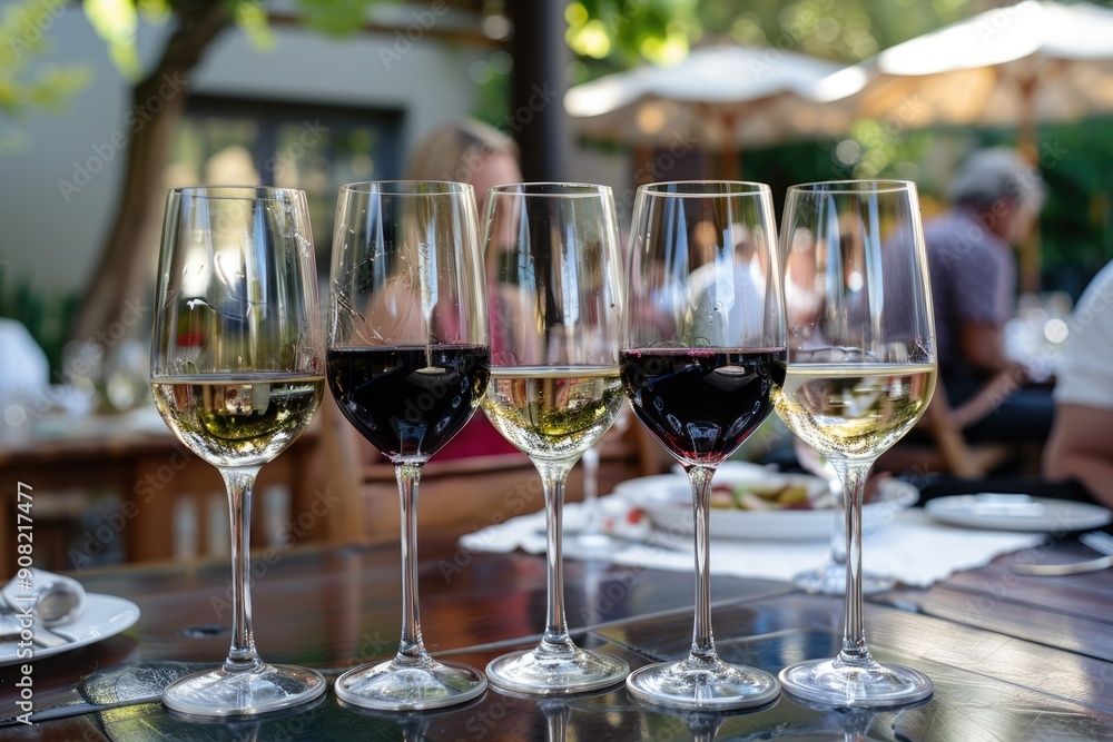 Wine South Africa. Wine Tasting in Stellenbosch with 5 Glasses of Blanc de Noir, Chardonnay, Sauvignon Blanc, Merlot, and Cabernet Sauvignon in a Beautiful Garden Setting Wine South Africa. Wine Tasting in Stellenbosch with 5 Glasses of Blanc de Noir, Chardonnay, Sauvignon Blanc, Merlot, and Cabernet Sauvignon in a Beautiful Garden Setting