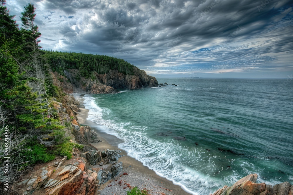Maine Hiking in Acadia National Park: Stunning View from the Peak Maine Hiking in Acadia National Park: Stunning View from the Peak