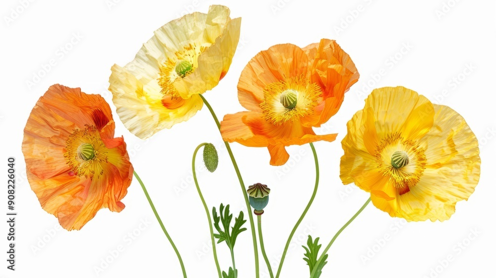 Obraz premium Orange Poppies 5