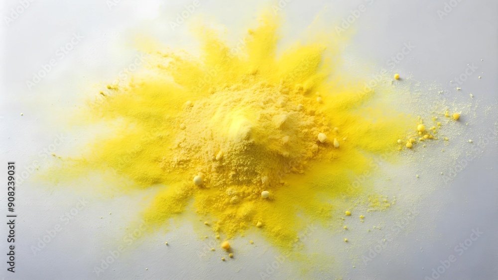 Yellow Haze: A Dreamy Chalk Explosion AI generated Yellow Haze: A Dreamy Chalk Explosion AI generated