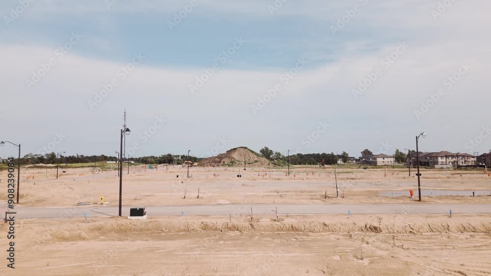 Summer at a Ontario Suburban Construction Site Summer at a Ontario Suburban Construction Site