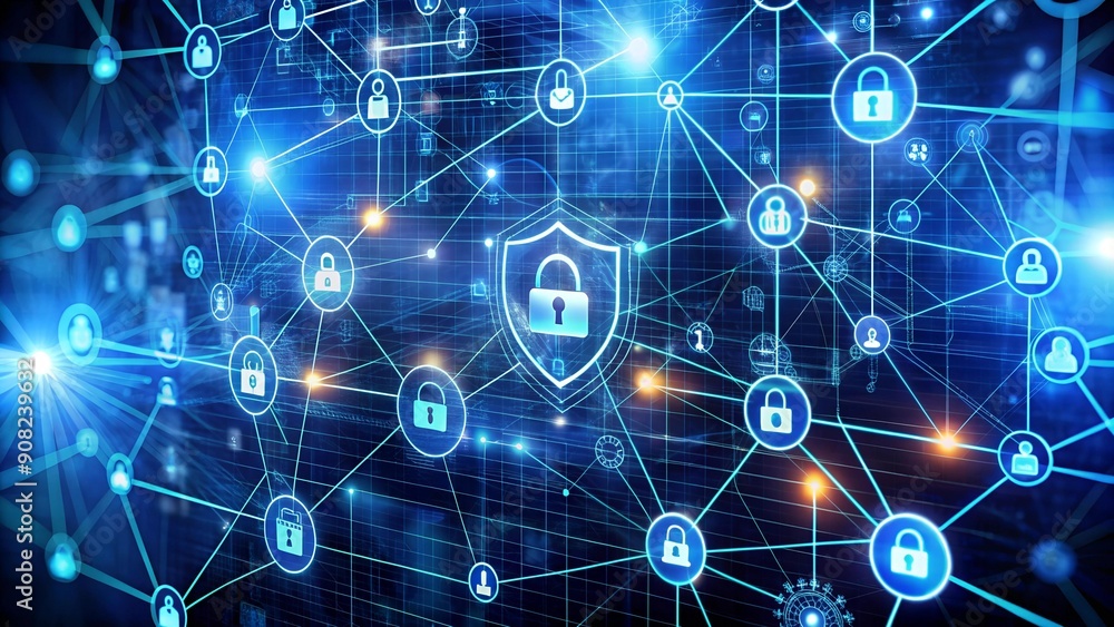 Guarding the Digital Realm: A Visual Representation of Cybersecurity Network Monitoring AI Generated Guarding the Digital Realm: A Visual Representation of Cybersecurity Network Monitoring AI Generated