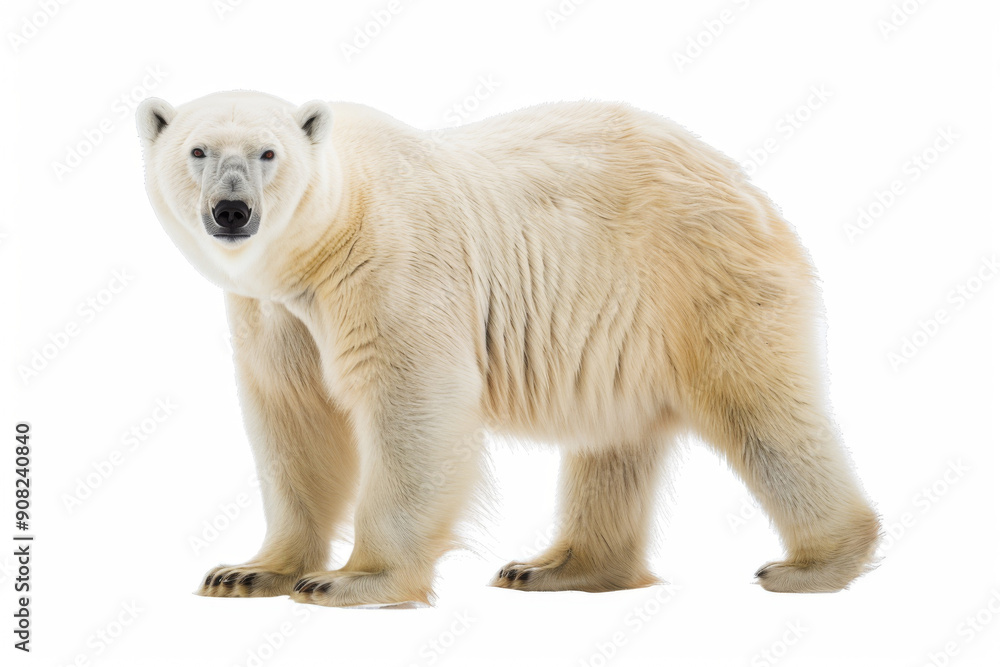 Polar bear isolated on white background Polar bear isolated on white background