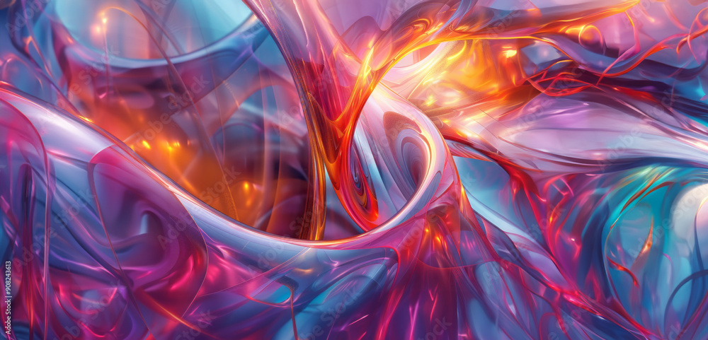 Dazzling 3D Octane Render Masterpieces: Vibrant Metallic Fractal Artistry Dazzling 3D Octane Render Masterpieces: Vibrant Metallic Fractal Artistry