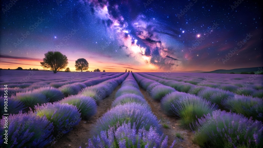 Lavender Twilight: A Cosmic Dance generative AI Lavender Twilight: A Cosmic Dance generative AI