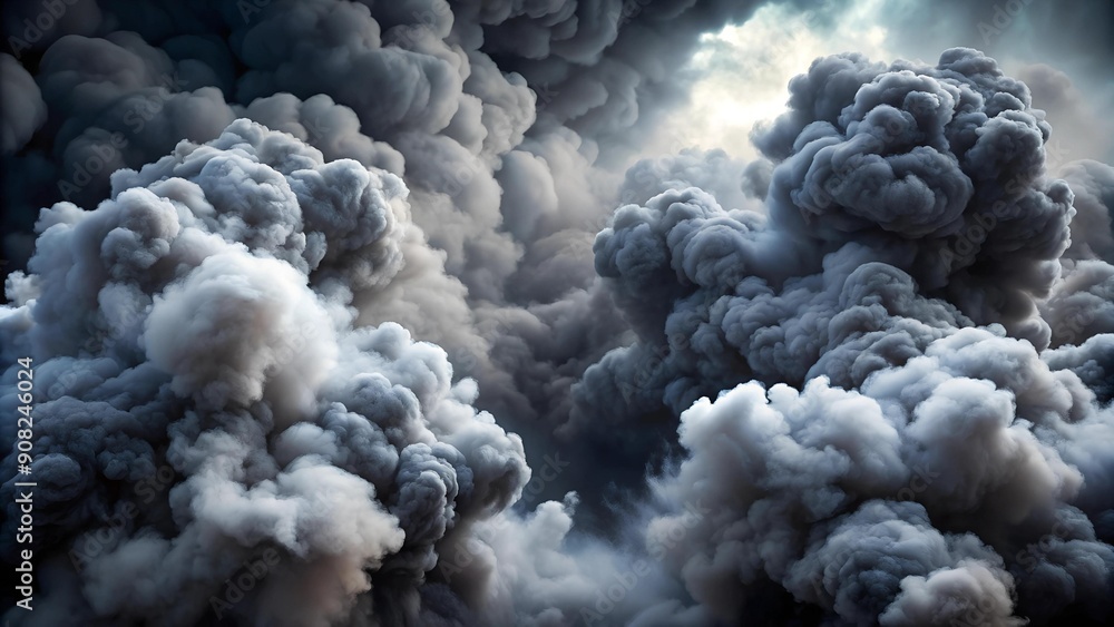 Textured Smoke Clouds: A Depth-Filled Overlay for Cinematic Titles AI generated Textured Smoke Clouds: A Depth-Filled Overlay for Cinematic Titles AI generated