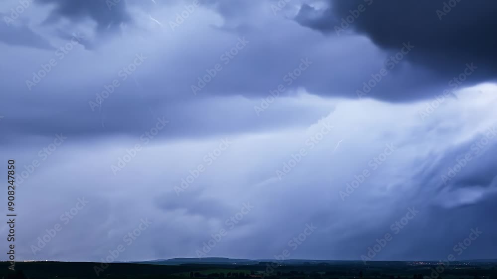 A breathtaking showcase of Mother Natures power as lightning bursts through the darkened roiling clouds. A breathtaking showcase of Mother Natures power as lightning bursts through the darkened roiling clouds.