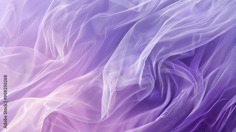 Abstract Purple and White Sheer Fabric Background Abstract Purple and White Sheer Fabric Background