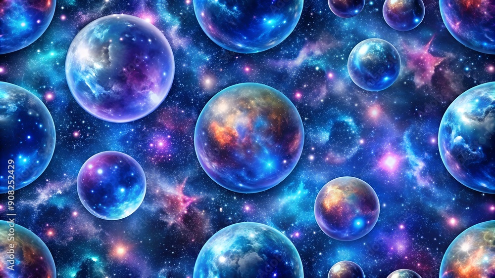 Cosmic Nebula Sphere Pattern: A Starry Night Sky of Endless Possibilities generative AI Cosmic Nebula Sphere Pattern: A Starry Night Sky of Endless Possibilities generative AI