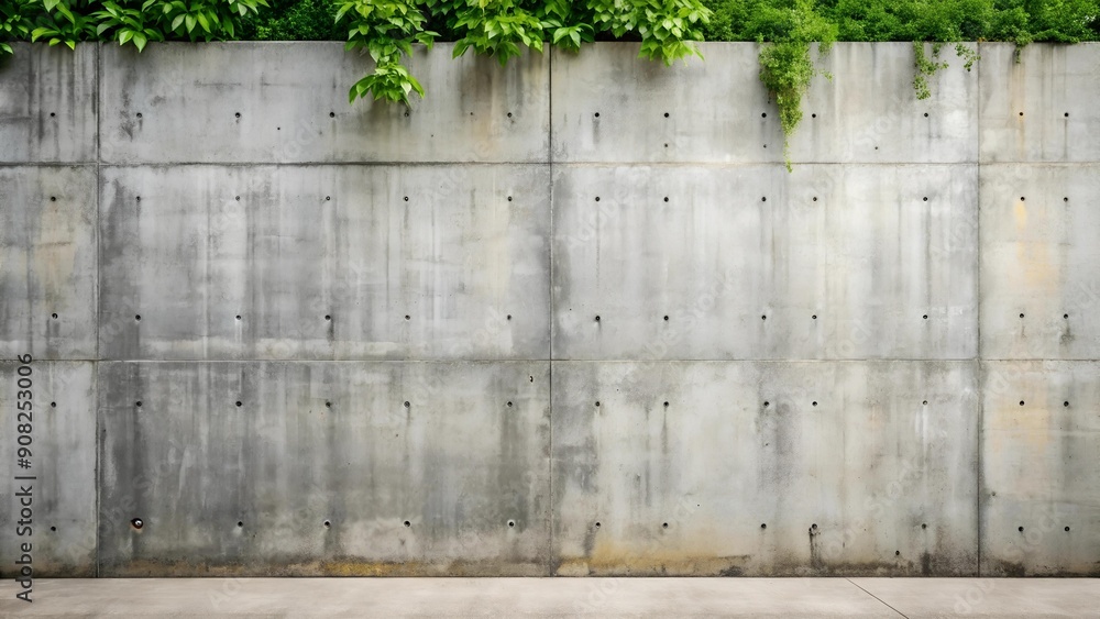 Concrete Wall with Texture: Natural and Organic AI Generated Concrete Wall with Texture: Natural and Organic AI Generated