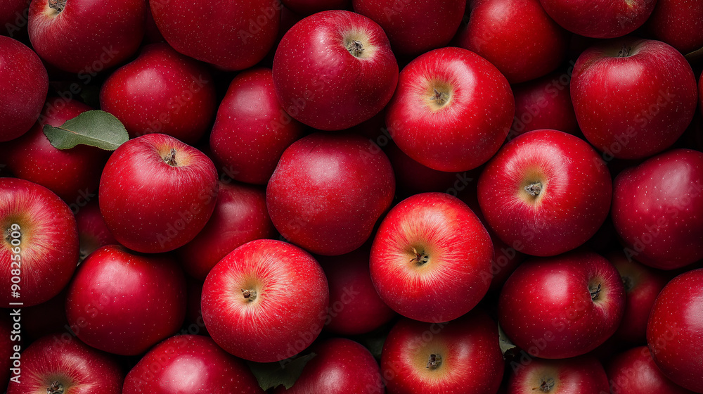 Full frame shot of red apples. Fresh red apples background Full frame shot of red apples. Fresh red apples background