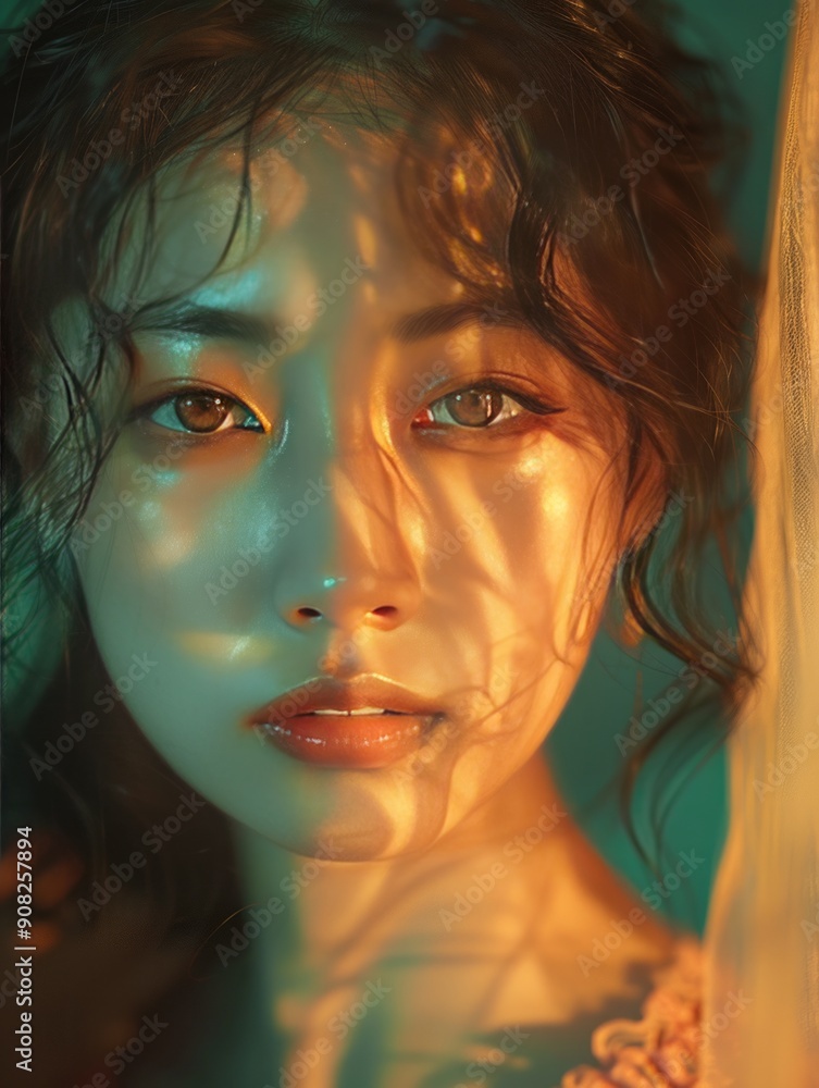 Moody Portrait in Warm Light 6 Moody Portrait in Warm Light 6