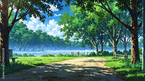 magical enclave a hidden mystical area surrounded by m anime