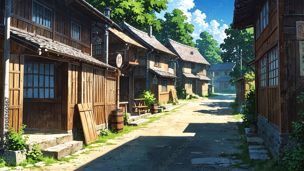 rustic village a small charming village with tradition anime rustic village a small charming village with tradition anime