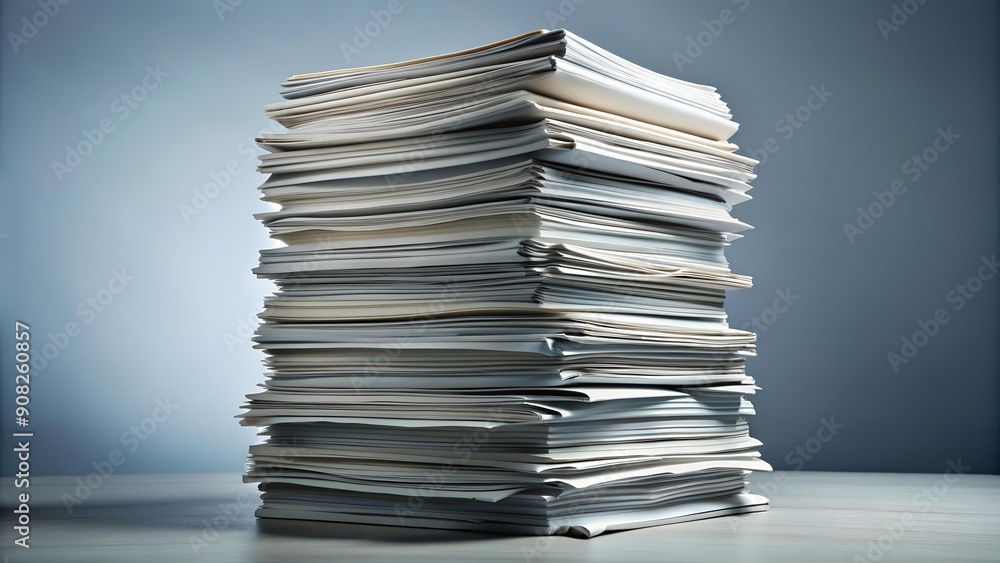 The Weight of Paper: A Mountain of Documents Generative AI The Weight of Paper: A Mountain of Documents Generative AI