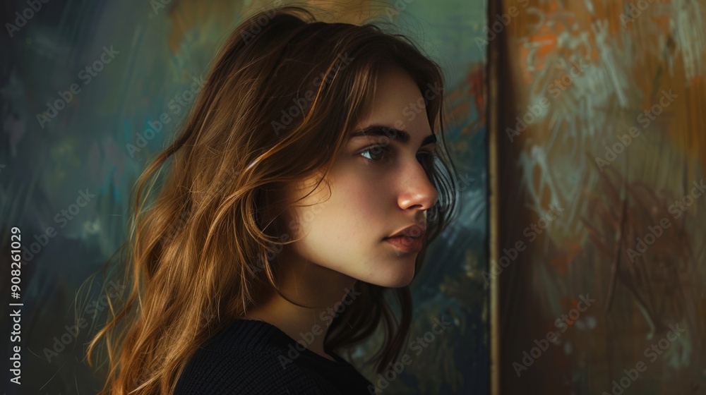 Fototapeta premium Contemplative Portrait 4