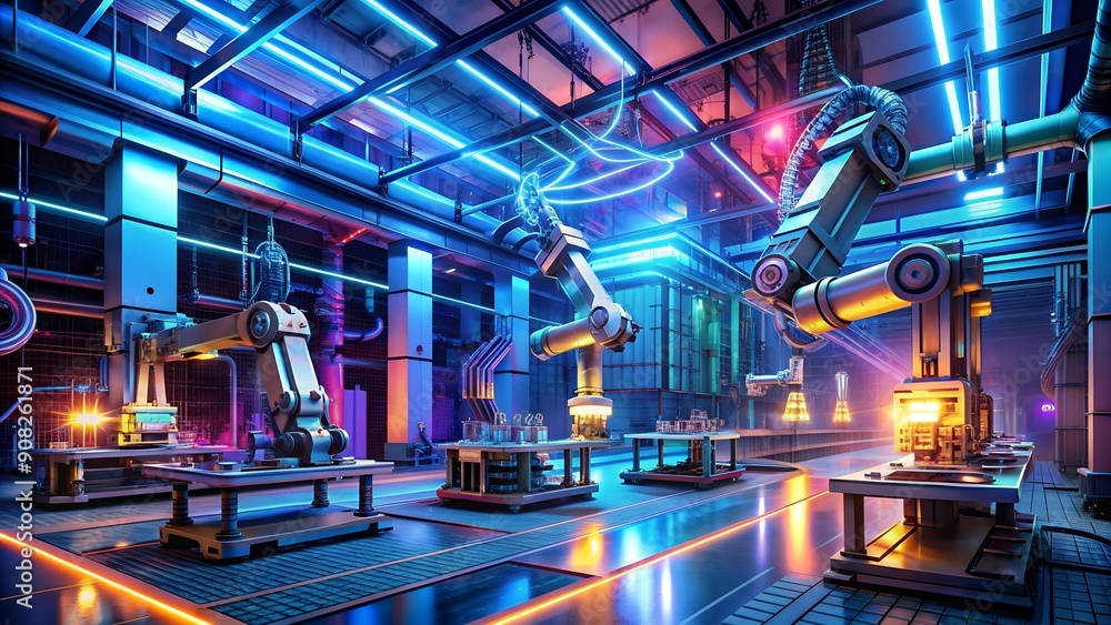 A Symphony of Steel and Light: Unveiling the Heart of a Robotics Lab Generative AI A Symphony of Steel and Light: Unveiling the Heart of a Robotics Lab Generative AI