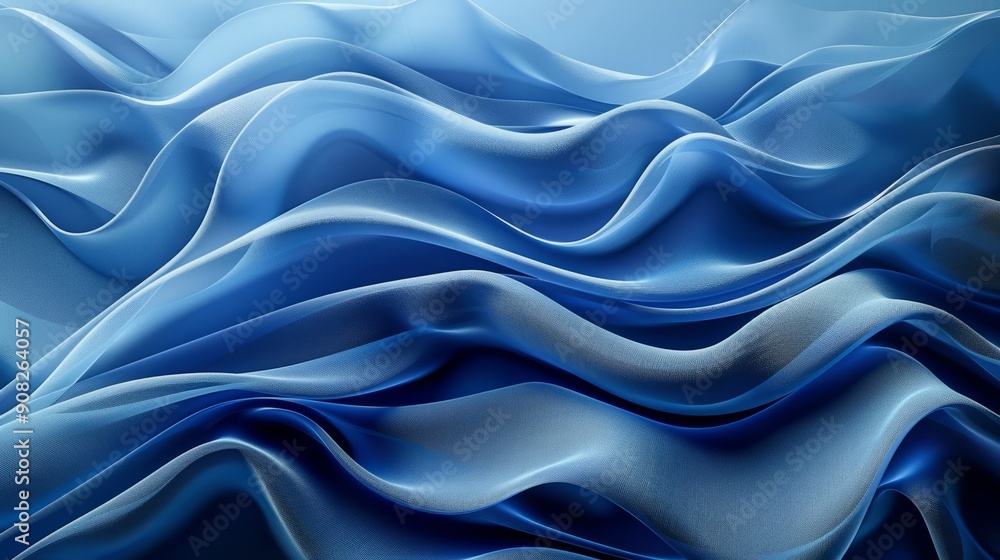 Abstract Blue Waves Pattern 4 Abstract Blue Waves Pattern 4