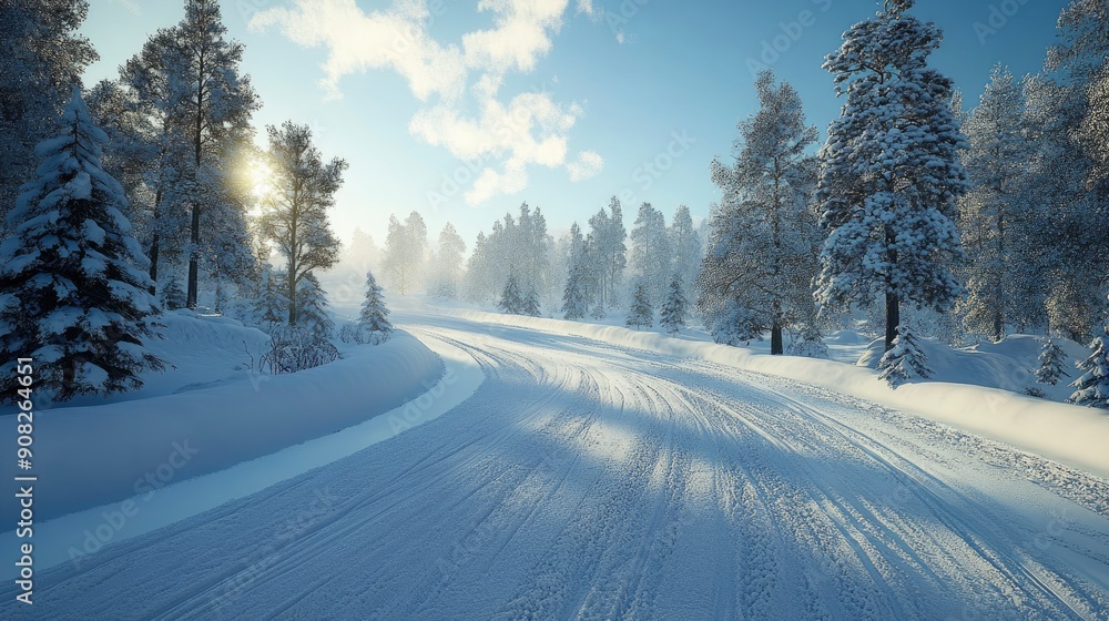 Skiing Downhill, slalom, and cross-country races on snow Skiing Downhill, slalom, and cross-country races on snow