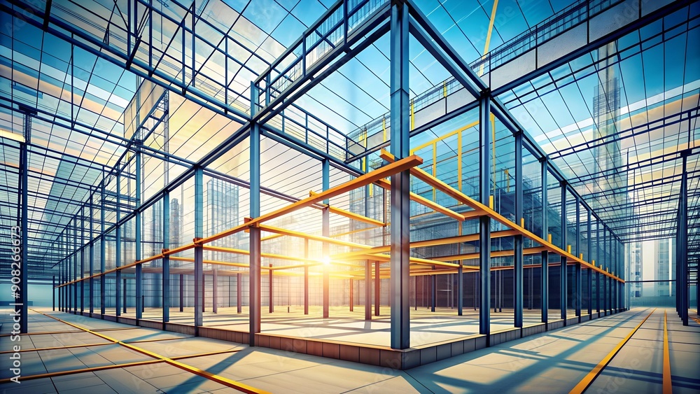 The Geometry of Progress: Lines and Angles in Construction AI generated The Geometry of Progress: Lines and Angles in Construction AI generated