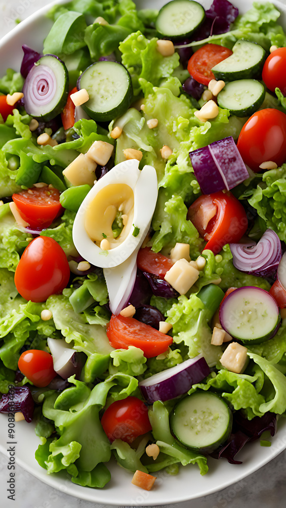 salad with vegetables salad with vegetables