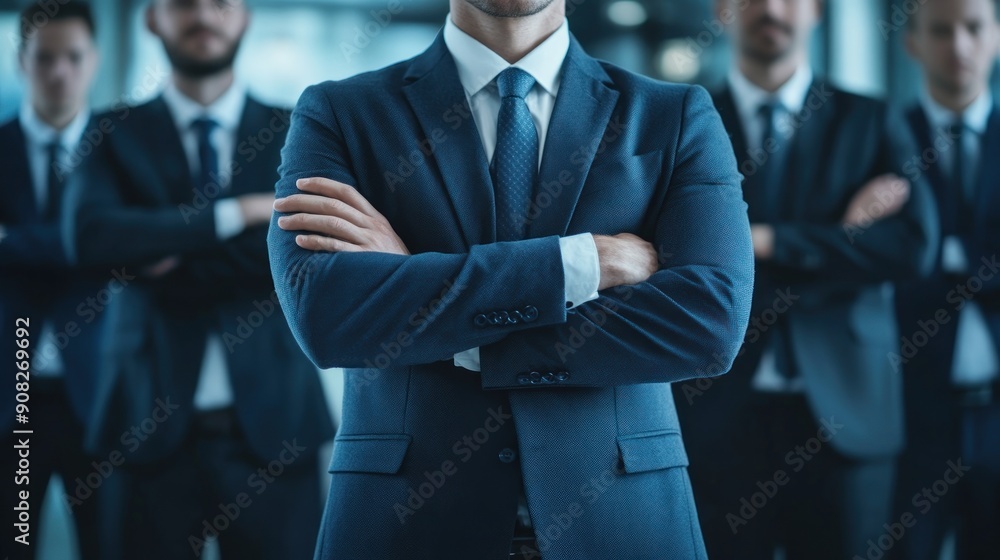Confident Businessmen in Suits Confident Businessmen in Suits