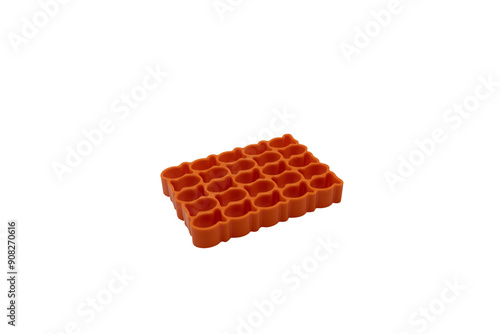 waffle cone on a white background