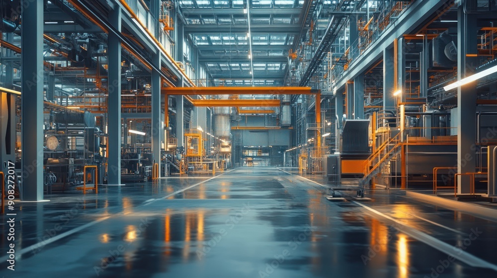 Industrial Factory Interior Industrial Factory Interior