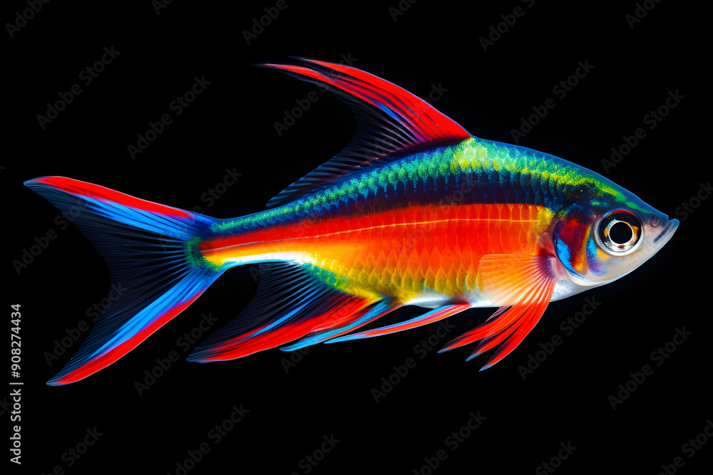 Neon Tetra: The Luminous Star of Freshwater Habitats - An Explorer's Delight