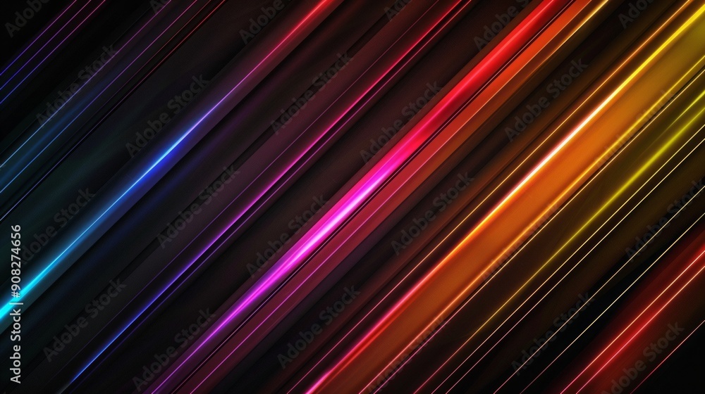 Abstract Colorful Light Waves 8 Abstract Colorful Light Waves 8