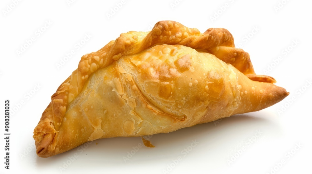Fried Empanada on White Background 1 Fried Empanada on White Background 1