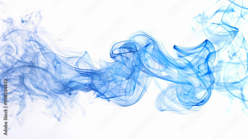 Blue smoke on an isolated white background, object focused, png, stock image, hd quality. Blue smoke on an isolated white background, object focused, png, stock image, hd quality.