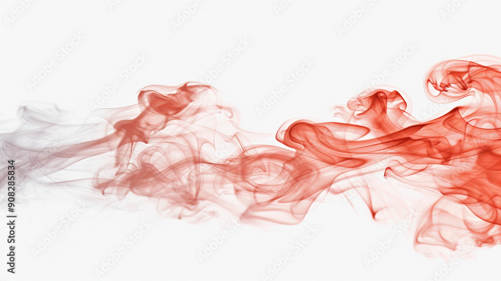 White and red smoke on an isolated white background, object focused, PNG, stock image, HD quality, White and red smoke on an isolated white background, object focused, PNG, stock image, HD quality,