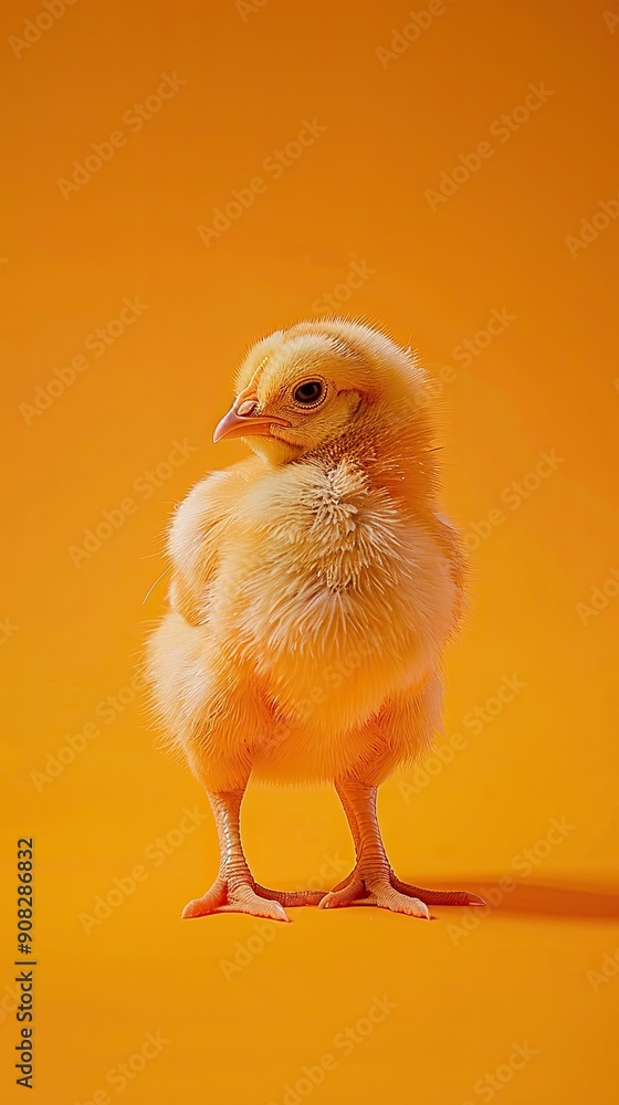chicken isolated on cute background chicken isolated on cute background