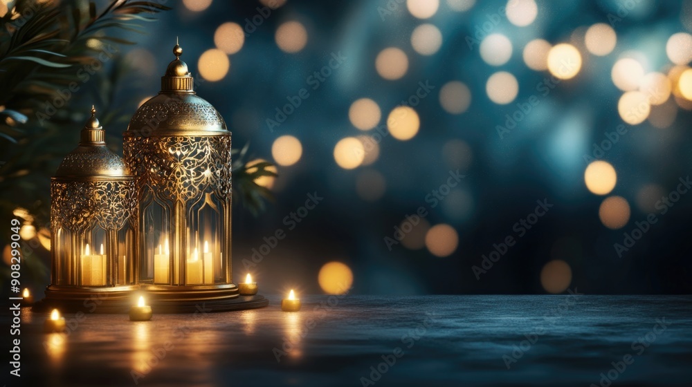 islamic new year concept with copy space islamic new year concept with copy space