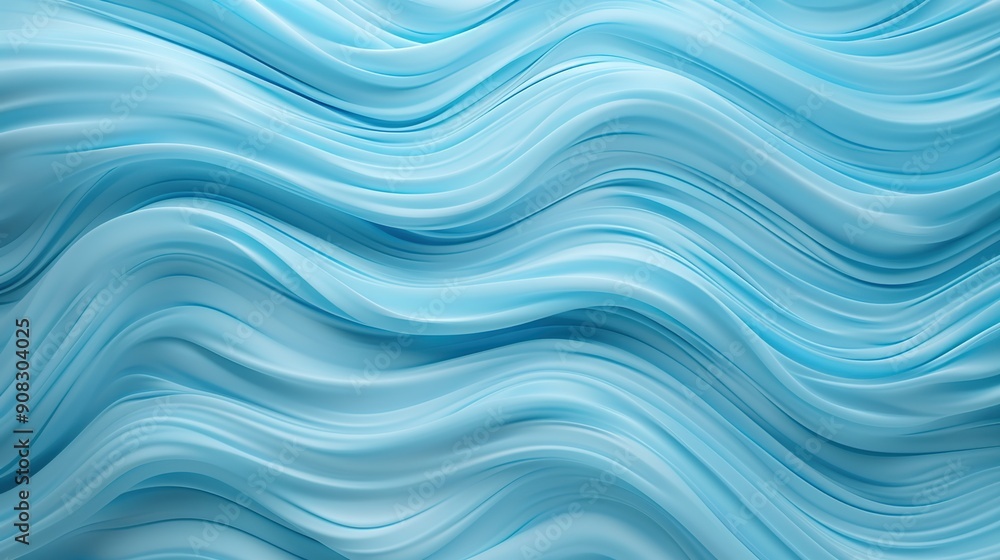 Serene Ocean-Inspired Wave Pattern in Light Blue for Background Design Serene Ocean-Inspired Wave Pattern in Light Blue for Background Design