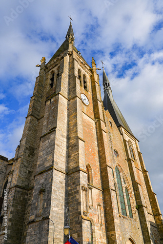 Church of Saint Germain d'Auxerre in Dourdan, a medieval town in the French department of Essonne in Paris Region photo