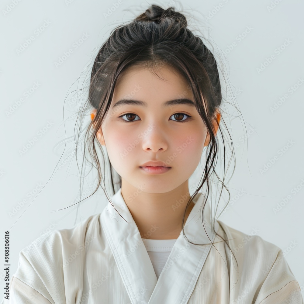 Girl in Kimono
