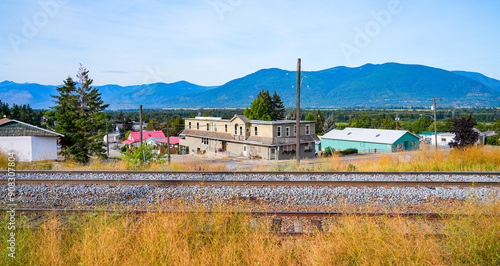 Creston in the Kootenay region of British Columbia, Canada photo