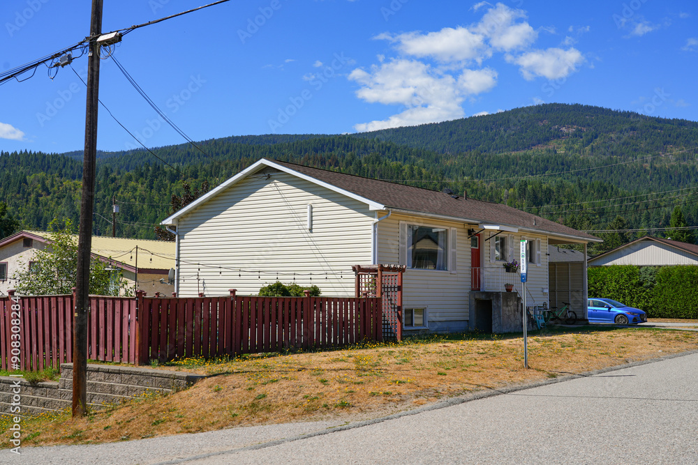 House in Castlegar in the West Kootenay region of British Columbia, Canada House in Castlegar in the West Kootenay region of British Columbia, Canada