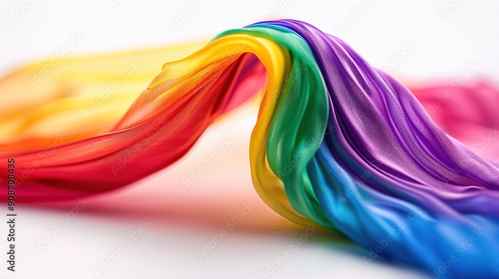 Vivid Rainbow Swirls of Unity and Pride Vivid Rainbow Swirls of Unity and Pride