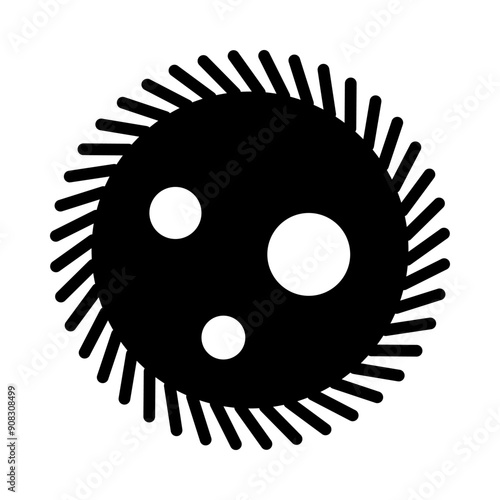 Microbe icon template