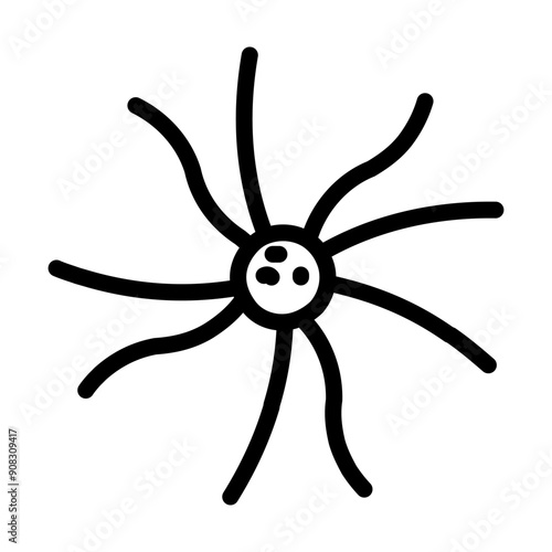 Microbe icon template