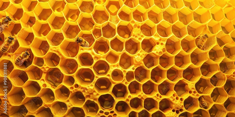 Buzzing Beehive Harmony. Nature-inspired concept Buzzing Beehive Harmony. Nature-inspired concept