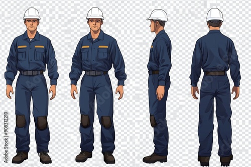 Construction Worker in Uniform 1